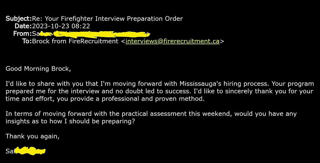 Firefighter Interview Help with our Expert Coach